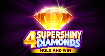 4 Supershiny Diamonds: Hold and Win game tile
