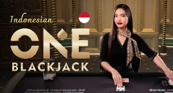Indonesian ONE Blackjack game tile