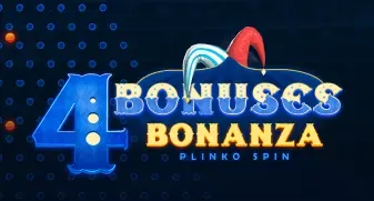 4 Bonuses Bonanza - Plinko Spin game tile
