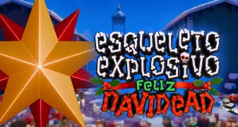 Esqueleto Explosivo Feliz Navidead game tile