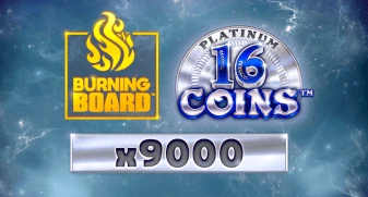 16 Coins Platinum Burning Board game tile