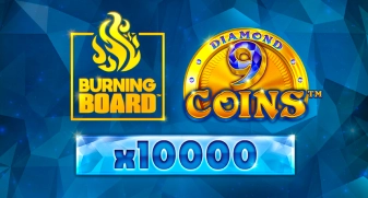 9 Coins Diamond Burning Board game tile