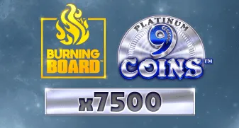 9 Coins Platinum Burning Board game tile