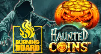 Haunted Coins Burning Board game tile