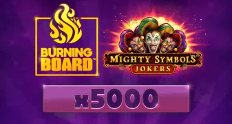 Mighty Symbols: Jokers Burning Board game tile