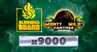 Mighty Wild: Panther Platinum Burning Board game tile