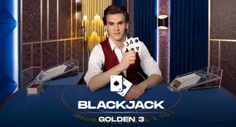 Golden Blackjack 3 game tile