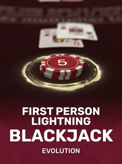 First Person Lightning Blackjack game tile