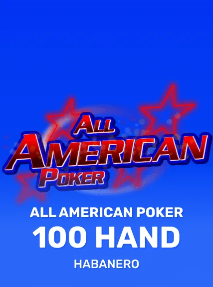 All American Poker 100 Hand game tile
