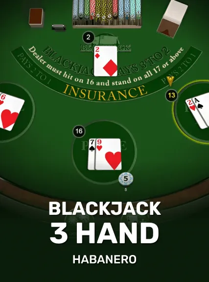 Blackjack (3 Hand) game tile