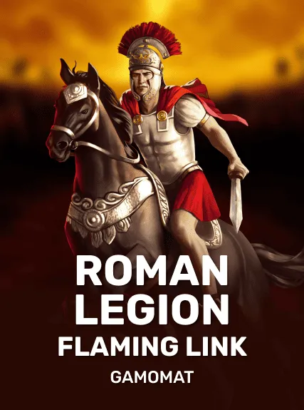 Roman Legion Flaming Link game tile