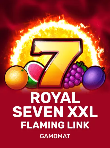 Royal Seven XXL Flaming Link game tile