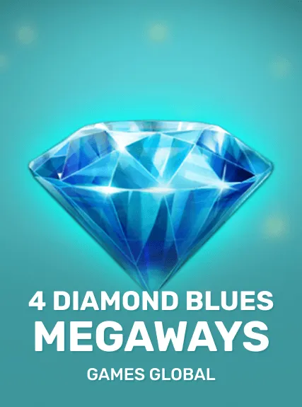 4 Diamond Blues - Megaways game tile