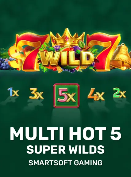 Multi Hot 5 Super Wilds game tile