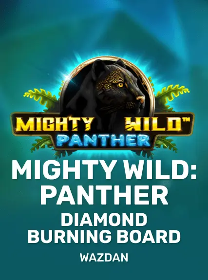 Mighty Wild: Panther Diamond Burning Board game tile