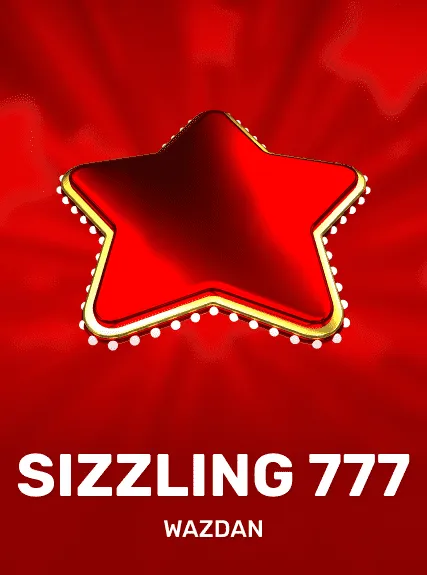 Sizzling 777 game tile