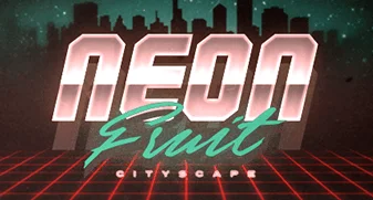 Neon Fruit Cityscape game tile