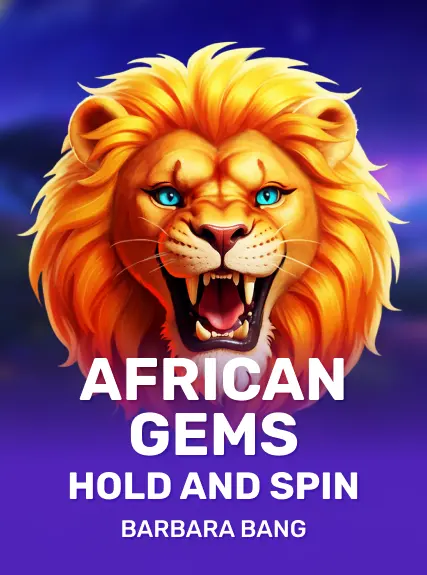 African Gems Hold and Spin game tile