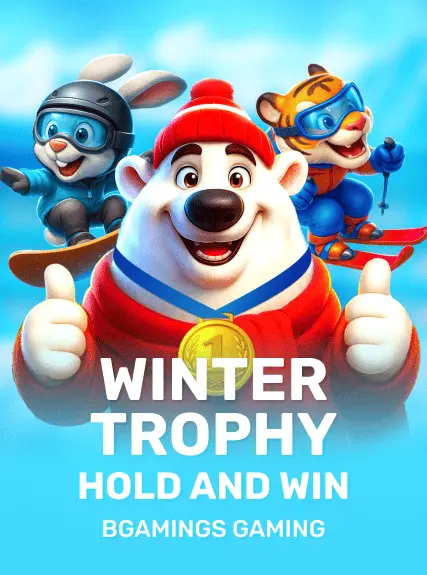 Winter Trophy Hold and Win game tile