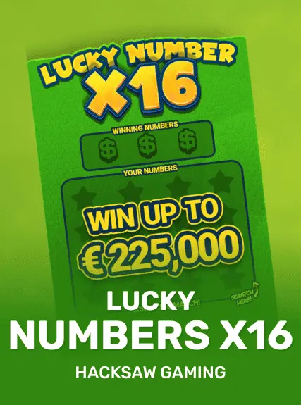 Lucky Numbers x16 game tile