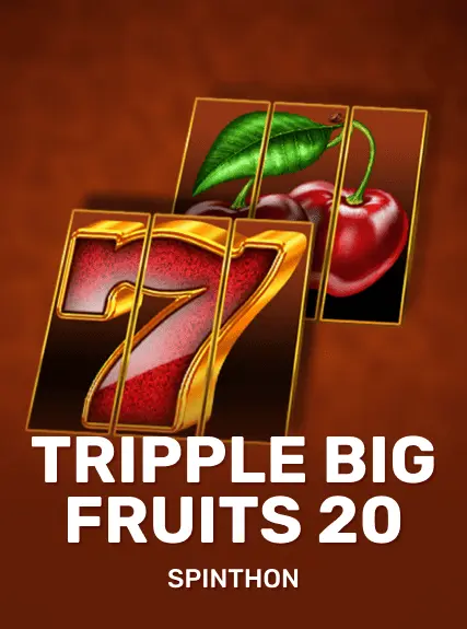 Tripple Big Fruits 20 game tile