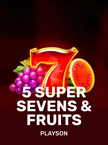 5 Super Sevens & Fruits game tile