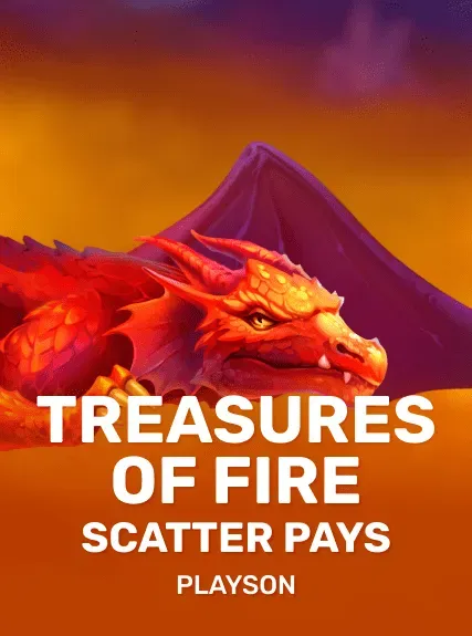 Treasures of Fire: Scatter Pays game tile