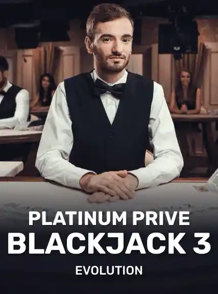 Platinum Prive Blackjack 3 game tile