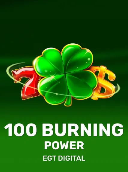 100 Burning Power game tile