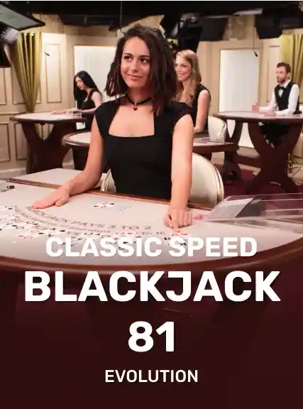 Classic Speed Blackjack 81 game tile