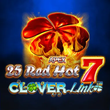 25 Red Hot 7 Clover Link game tile