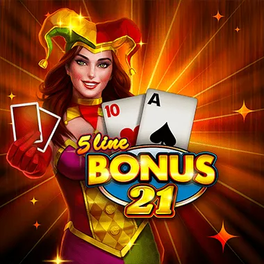 5-Line Bonus 21 game tile