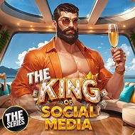 The King of Social Media - Hold & Win game tile
