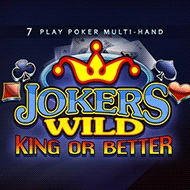 Poker 7 Joker Wild K game tile