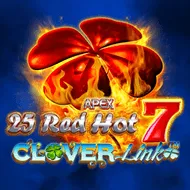 25 Red Hot 7 Clover Link game tile