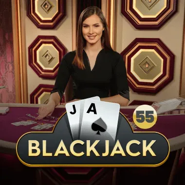 Blackjack 55 game tile