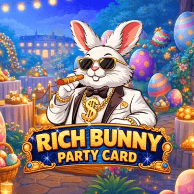 Rich Bunny Party Card