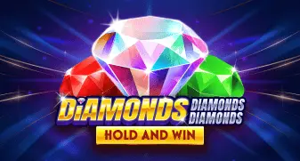 Diamonds Diamonds Diamonds Hold and Win game tile