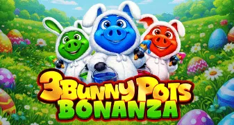3 Bunny Pots Bonanza game tile
