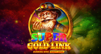 Super Gold Link RUNNING WINS game tile