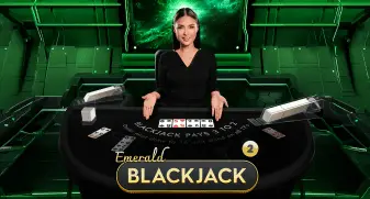 Emerald Blackjack 2 game tile