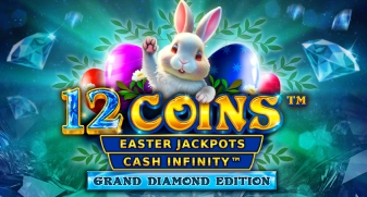 12 Coins Grand Diamond Edition Easter Jackpots game tile