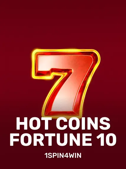 Hot Coins Fortune 10 game tile