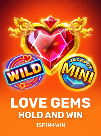 Love Gems Hold And Win game tile