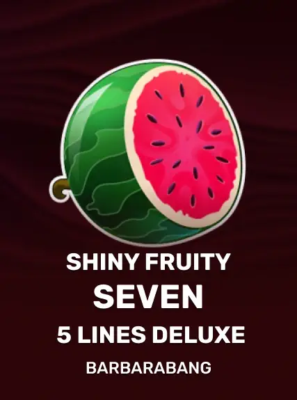 Shiny Fruity Seven 5 Lines Deluxe game tile