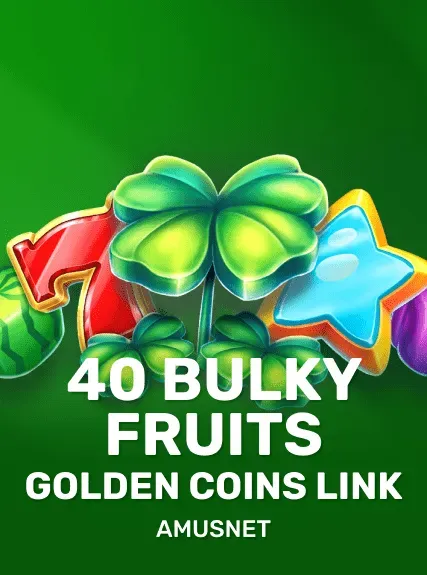 40 Bulky Fruits Golden Coins Link game tile