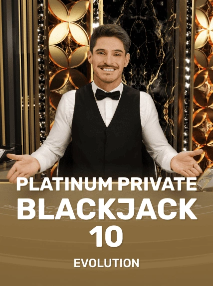 Platinum Private Blackjack 10 game tile