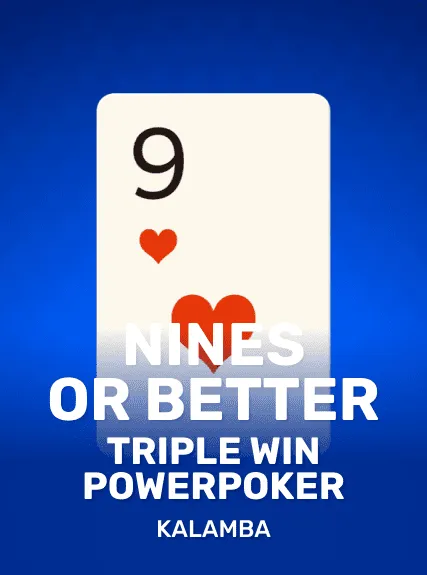 Nines or Better Triple Win Powerpoker game tile