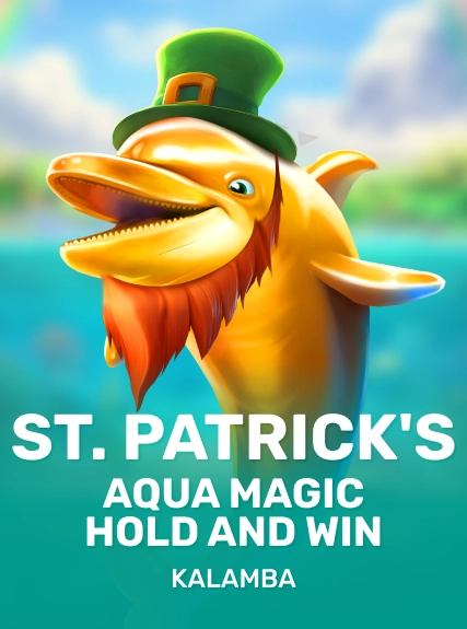 St. Patrick's Aqua Magic Hold and Win game tile