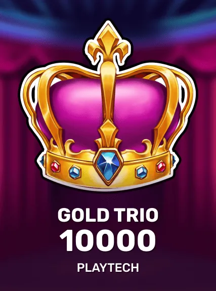 Gold Trio 10000 game tile